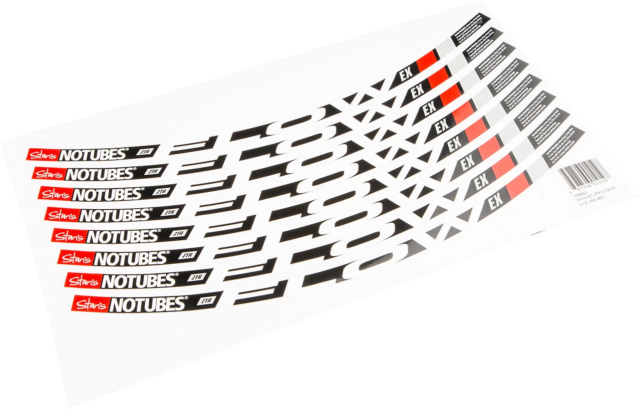 Notubes Decal-Set Für ZTR Flow EX Laufradsatz Modell 2015-2016