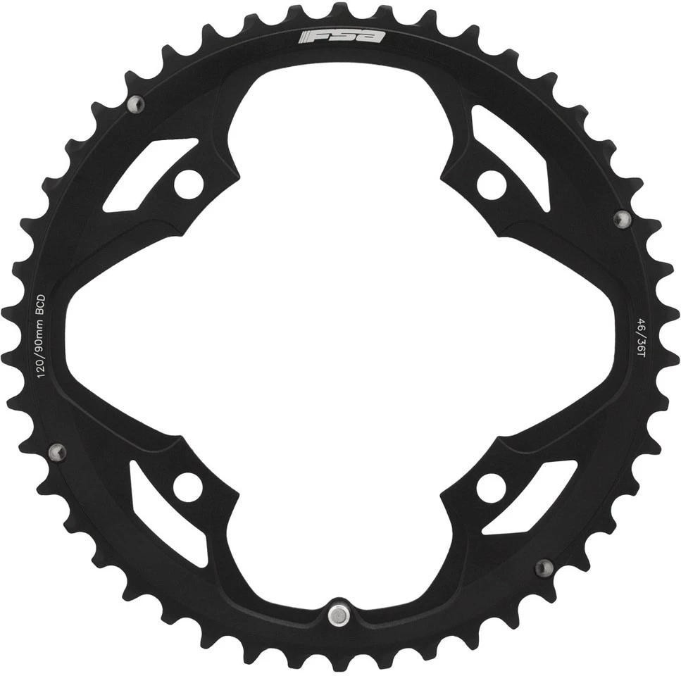 FSA Kettenblatt Omega/Vero Pro, 4-Arm, 120/90 Mm Lochkreis Ab Modell 2017