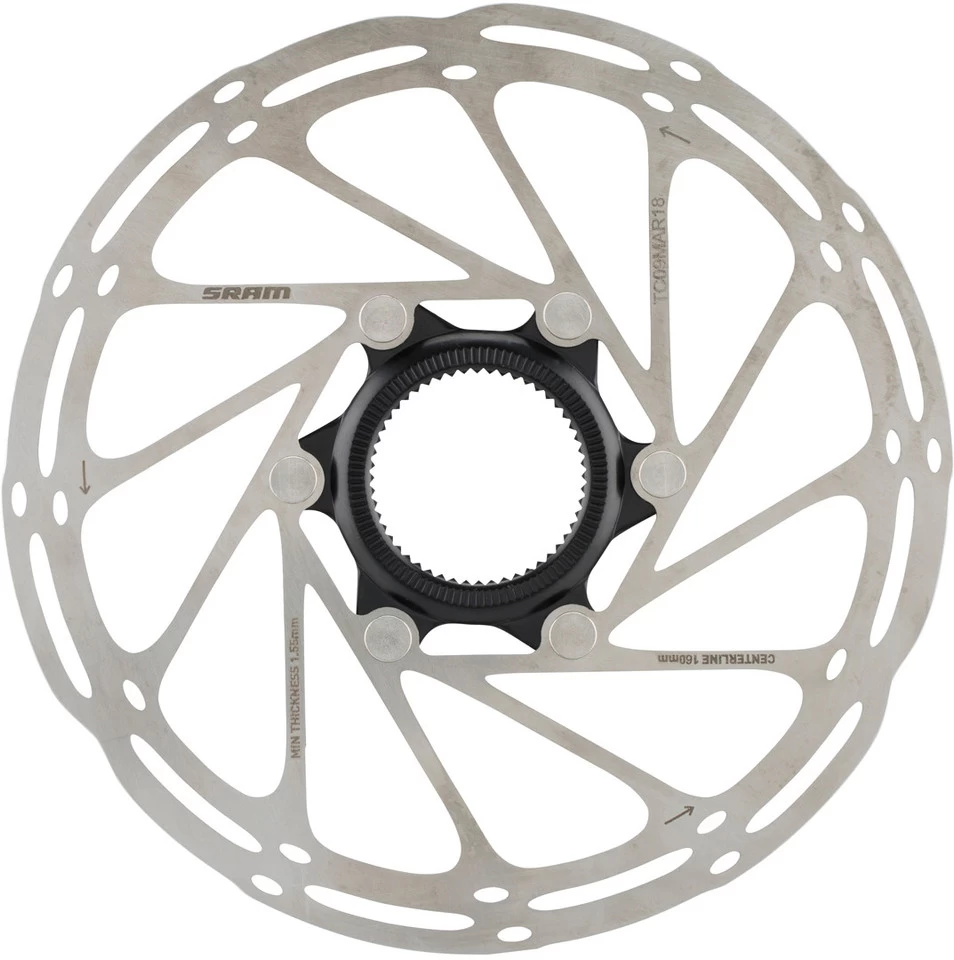SRAM Centerline Rounded Center Lock Bremsscheibe 2-teilig – Bild 4