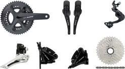 Shimano 105 R7000 Gruppe 2x11 34-50 Mit Scheibenbremse