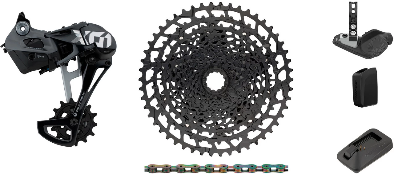 SRAM X01 Eagle AXS 1x12-fach Upgrade-Kit Mit Kassette Für Shimano
