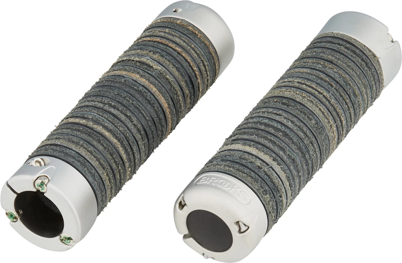 BROOKS Plump Leather Grips Lenkergriffe – Bild 5