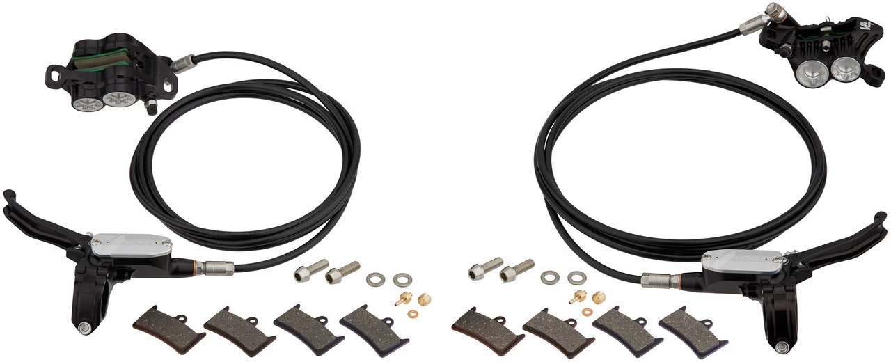 HOPE Tech 4 V4 V+h Set Scheibenbremse Mit Kunststoffleitung – Bild 12