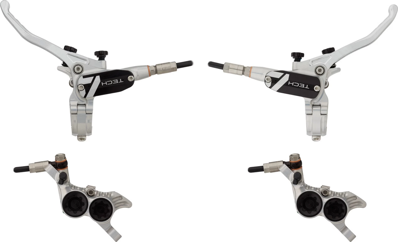 HOPE Tech 4 V4 V+h Set Scheibenbremse Mit Kunststoffleitung – Bild 13