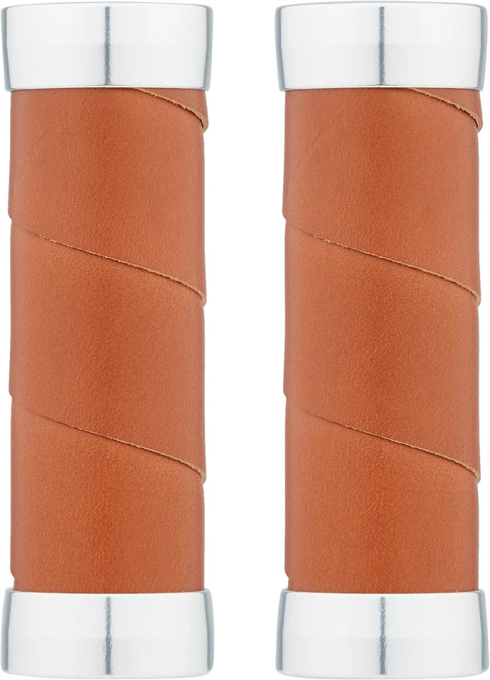 BROOKS Slender Leder Lenkergriffe Für Drehgriffschalter Beidseitig – Bild 3