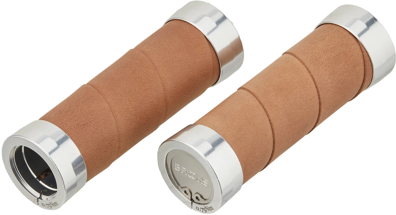 BROOKS Slender Leder Lenkergriffe Für Drehgriffschalter Beidseitig – Bild 11