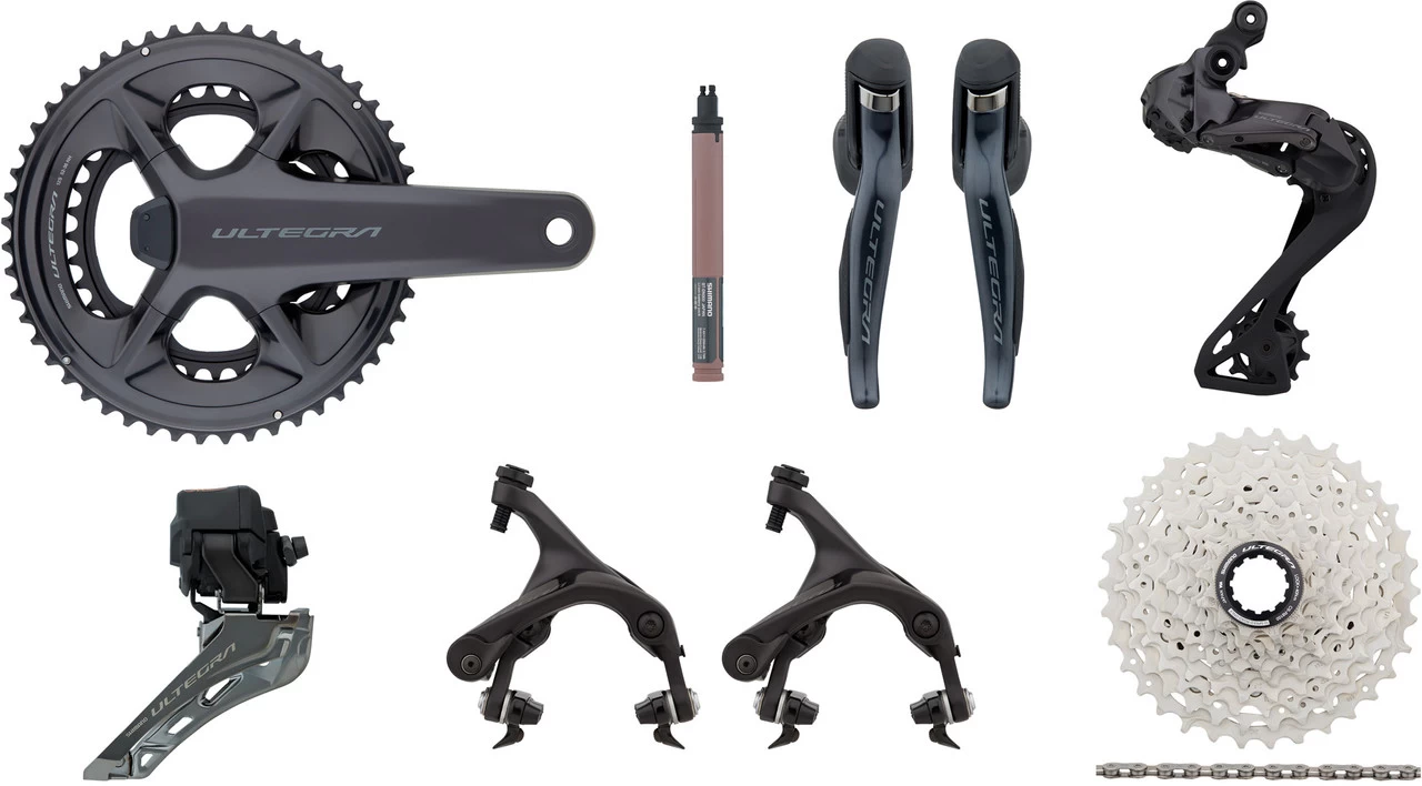 Shimano Ultegra Di2 R8150 Powermeter Gruppe 2x12 36-52