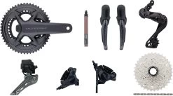 Shimano Ultegra Di2 R8150 Powermeter Gruppe 2x12 36-52 Mit Scheibenbremse